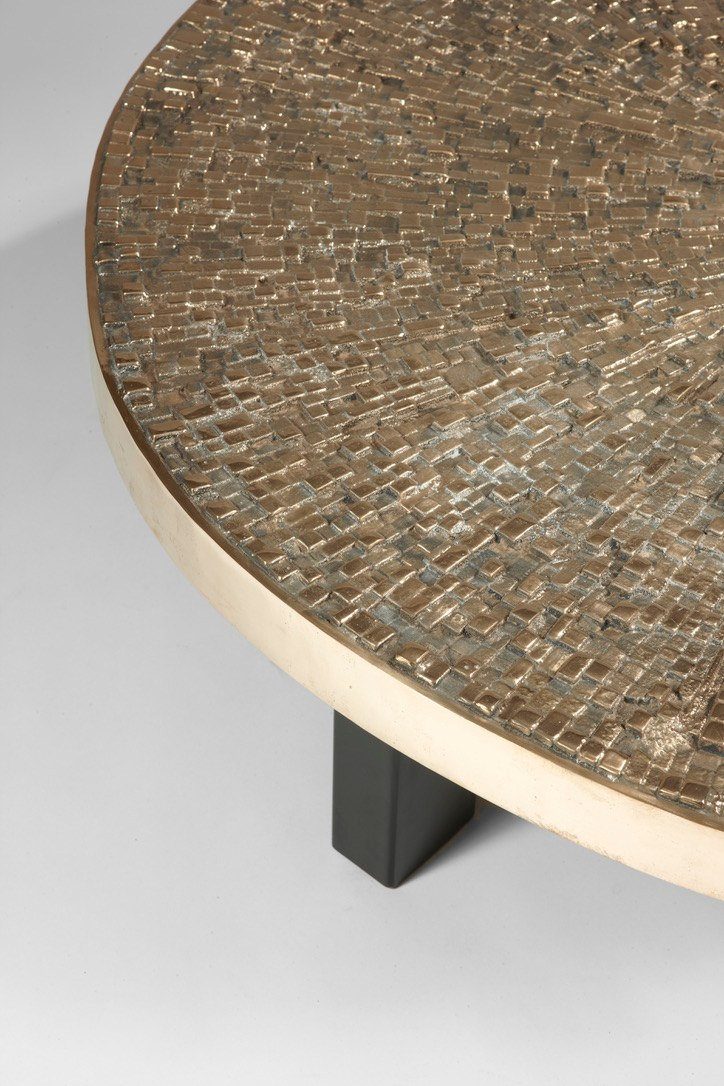 "Relief d'agate" coffee table