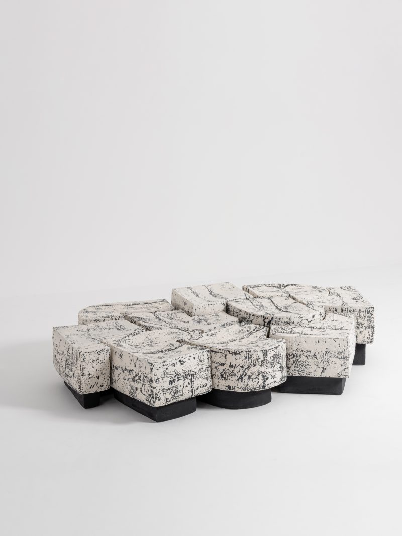 "Aztèque" coffee table