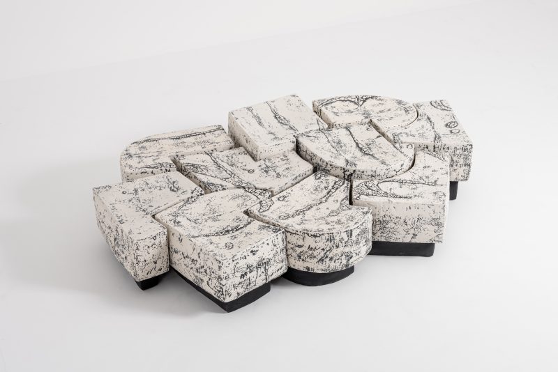 "Aztèque" coffee table