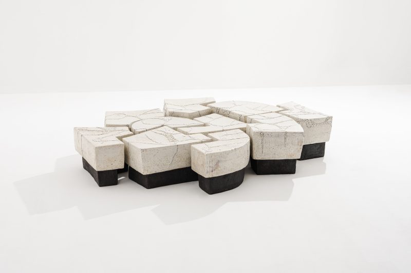 "Aztèque" coffee table