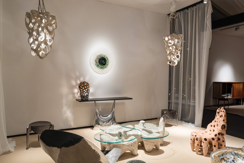 "Entrelacs" ceiling lights