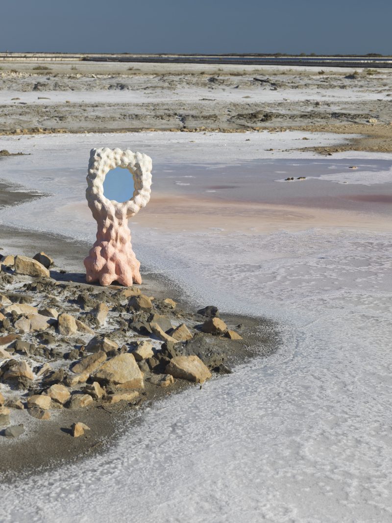 "Psyché Rose Flamand" mirror