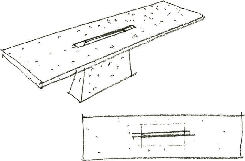"Incas" dining table