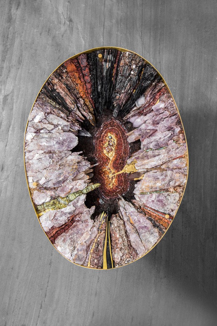 "Earth Sounds" side tables