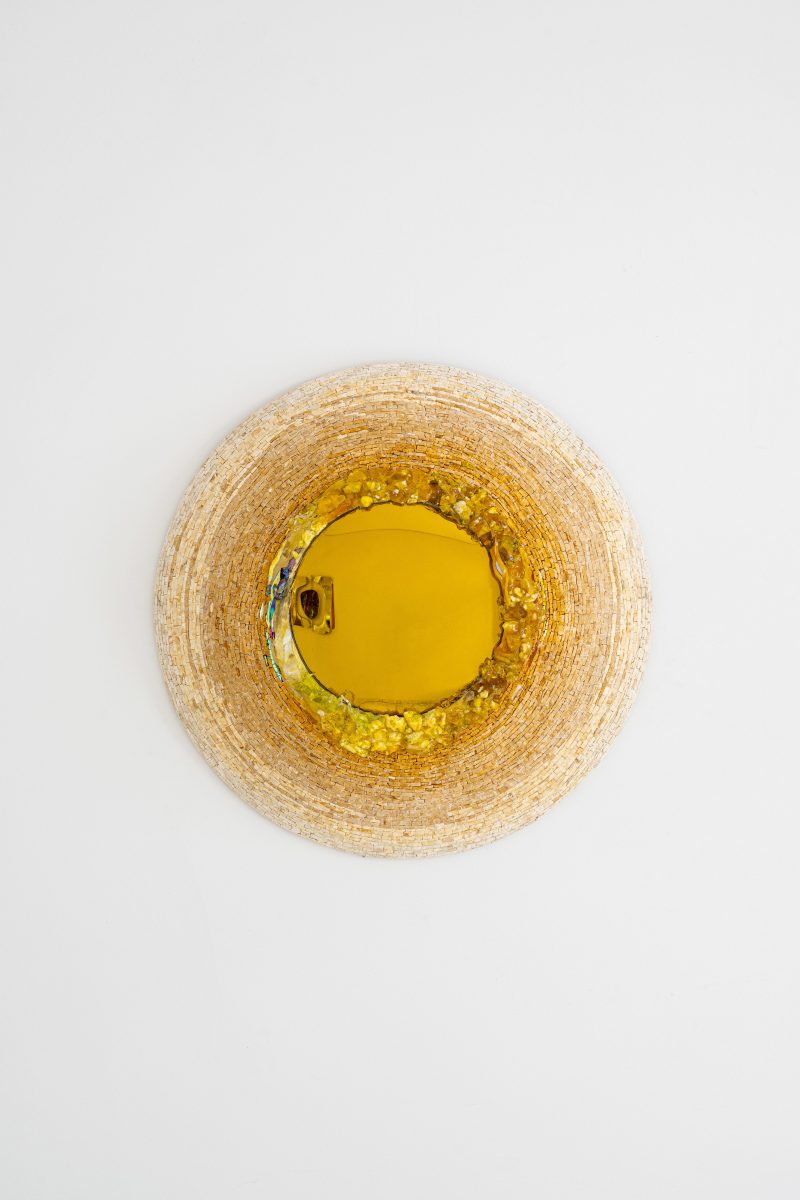"Gold Vortex" mirror