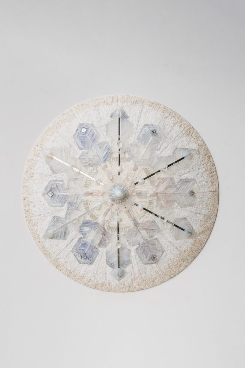 "Snowflake" bas relief