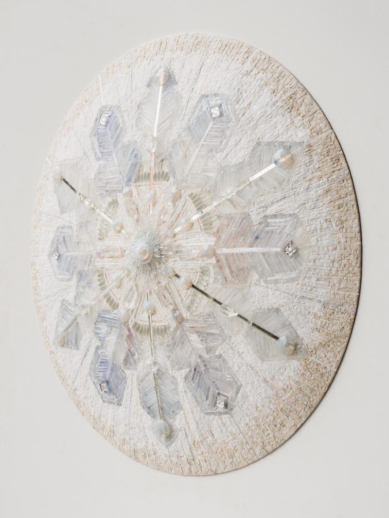 "Snowflake" bas relief