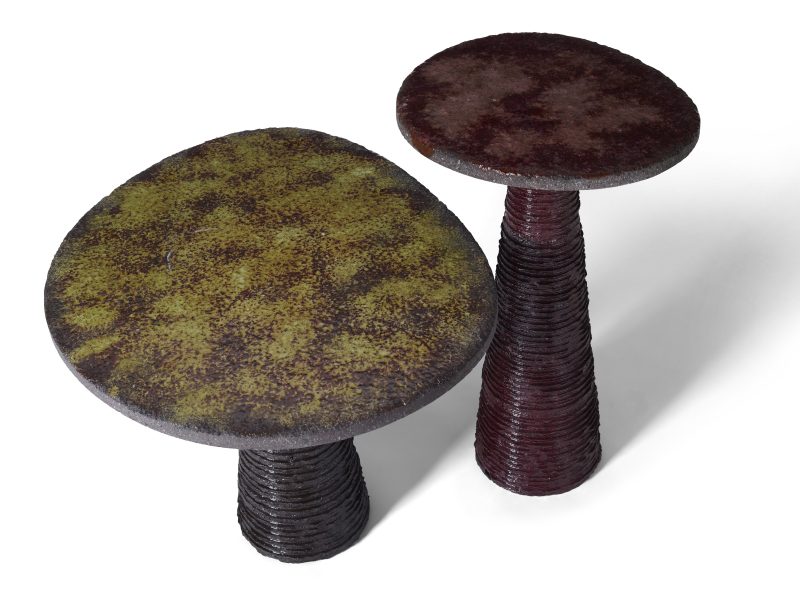 "Etnastone" side tables