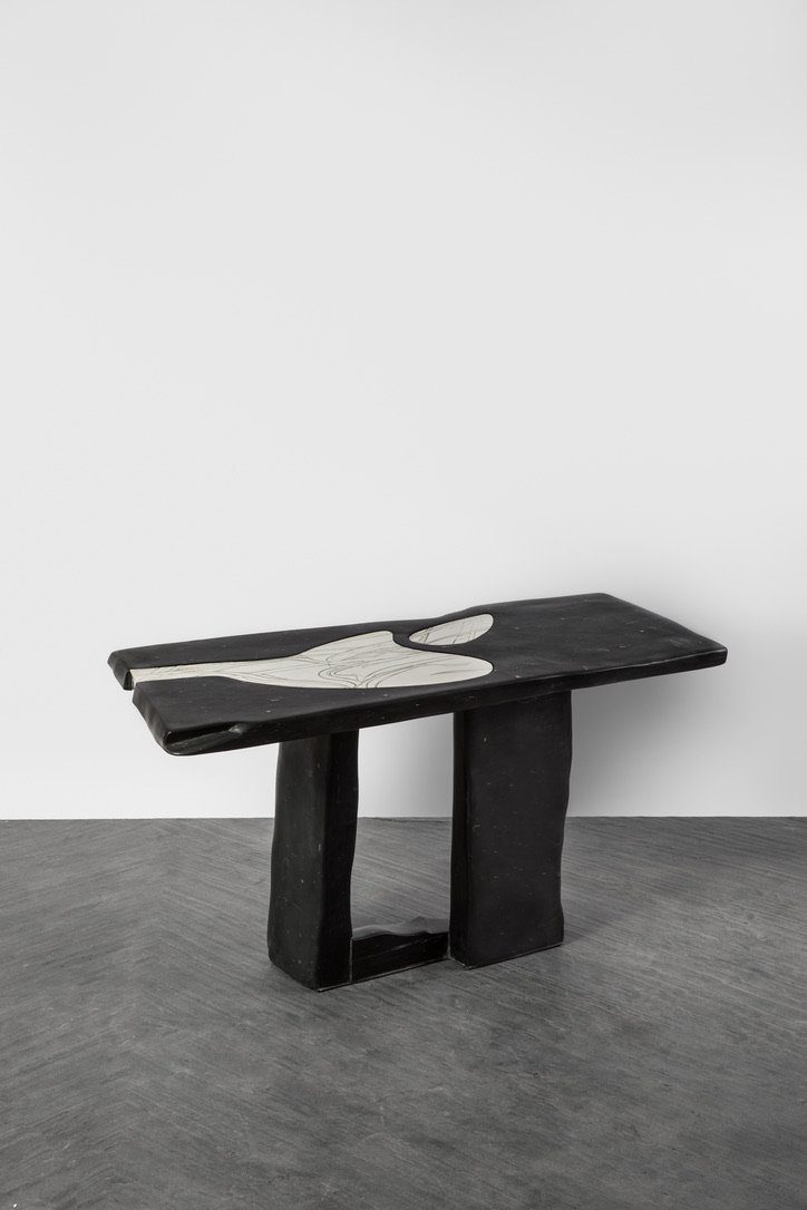 Asymmetric end table