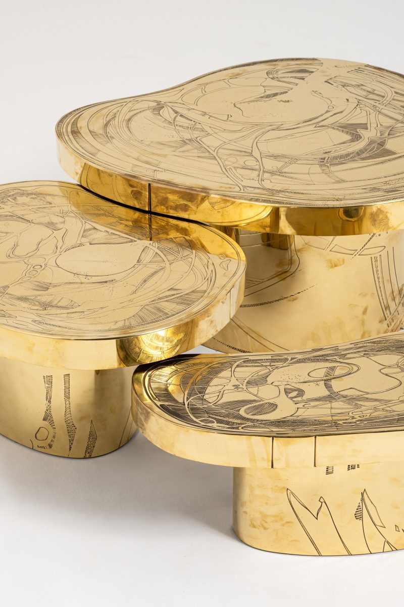 "Magic Cells" coffee tables