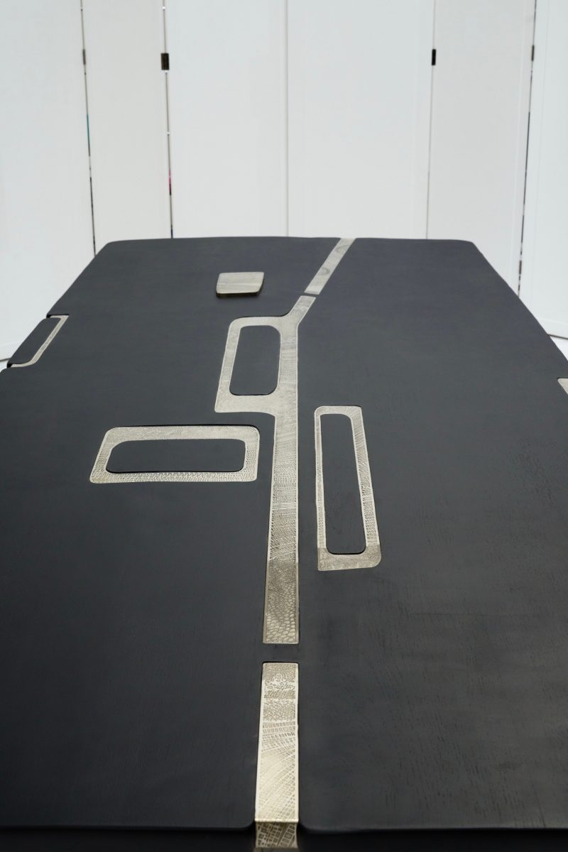 "Tribal Black" dining table