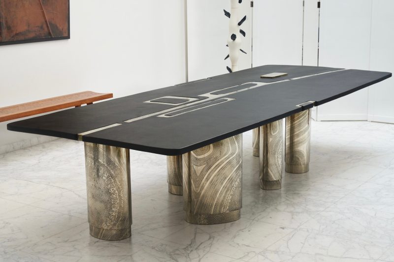 "Tribal Black" dining table