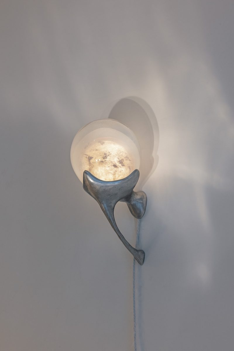 "Lunatiques" pair of sconces