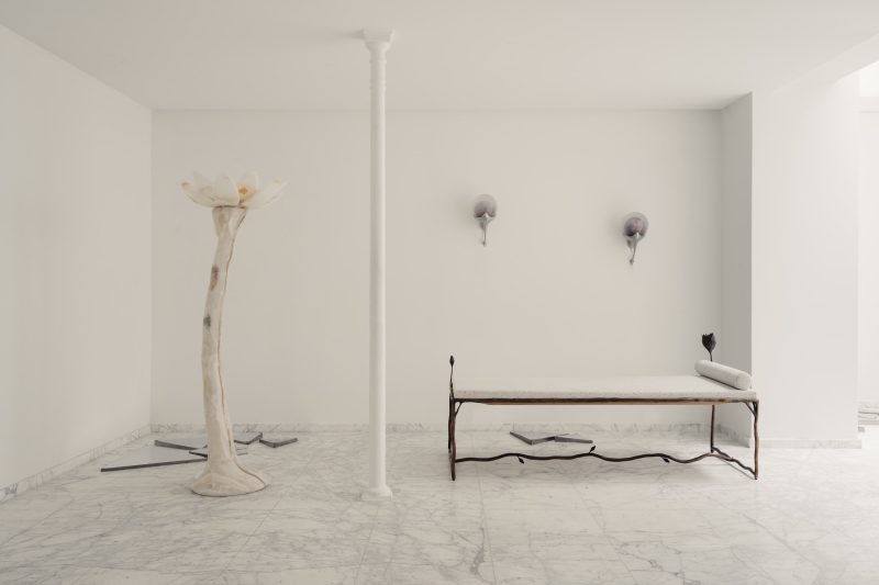 "Lunatiques" pair of sconces