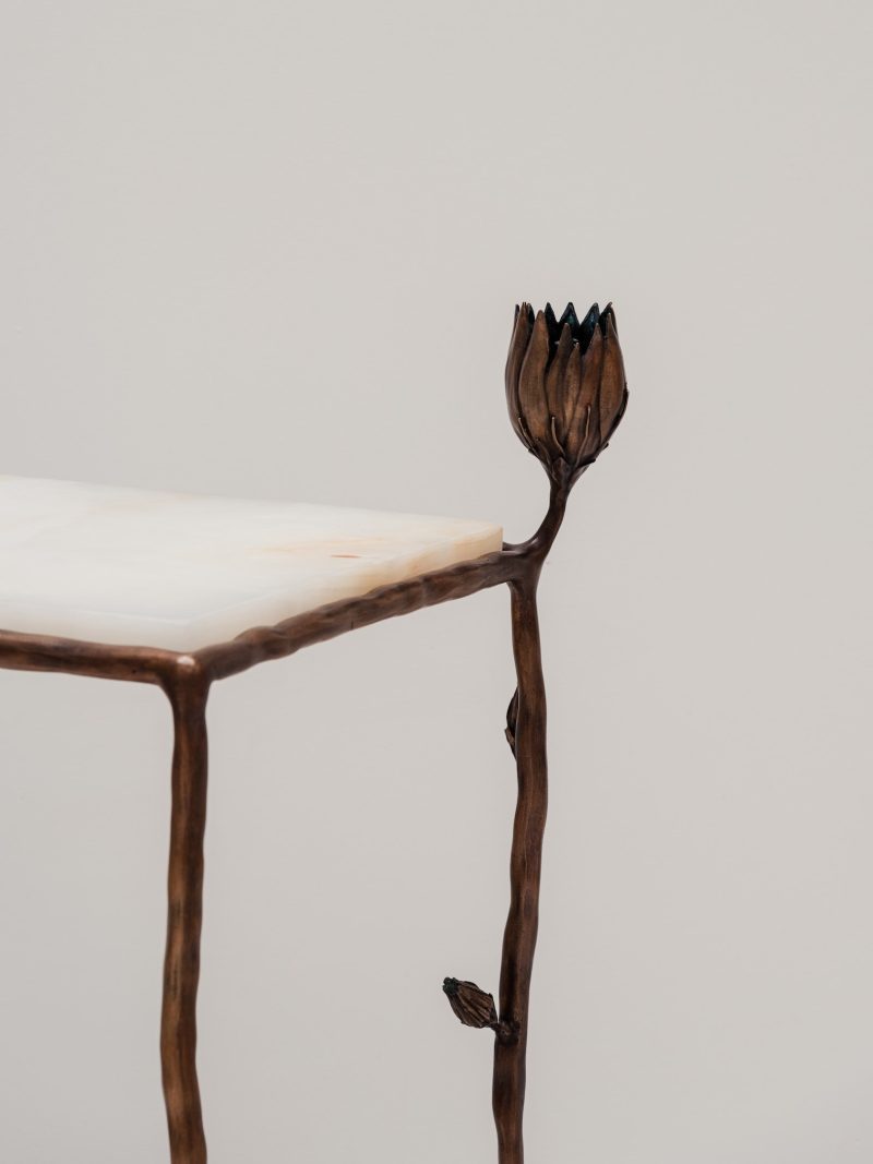"Queen of the night" side table