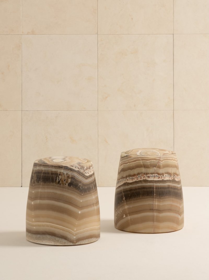 Pair of "Gros Guillaume" stools