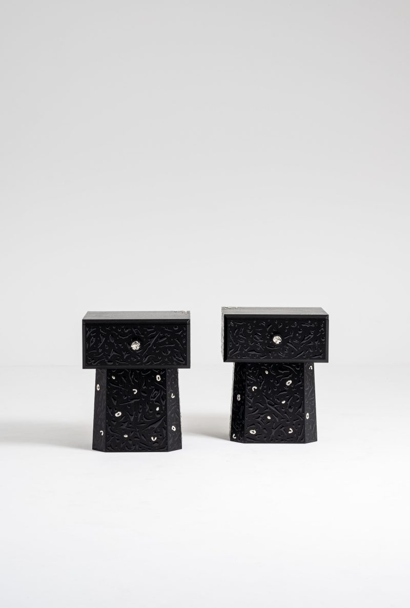 Pair of side tables