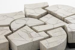 "Aztèque" coffee table
