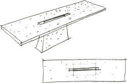 "Incas" dining table