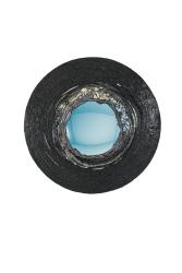 "Blue Vortex" mirror