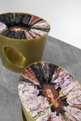 "Earth Sounds" side tables