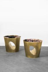 "Earth Sounds" side tables