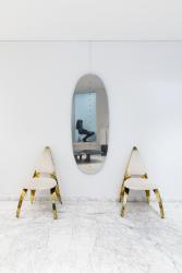 "Omaggio a Lucio Fontana" mirror