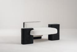 Sculptural armchair