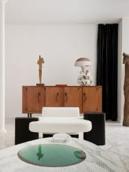 Sculptural armchair