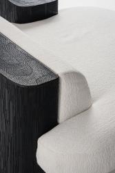 Sculptural armchair