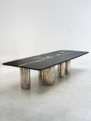 "Tribal Black" dining table