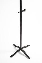 Forged iron coat rack