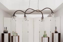 "Wild and voluptuous animals" ceiling fixture