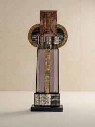 "Samouraï Noir et Or" totem