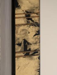 "Samouraï Noir et Or" totem