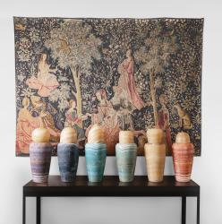 "Colorama Canopic" vases