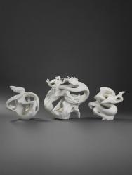 "Les Elements" 3 part centerpiece